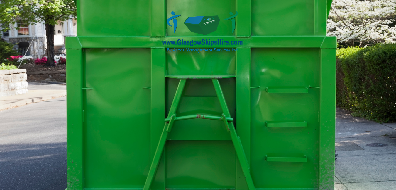Roll on roll off (roro) 20 yard skip hire in Bearsden