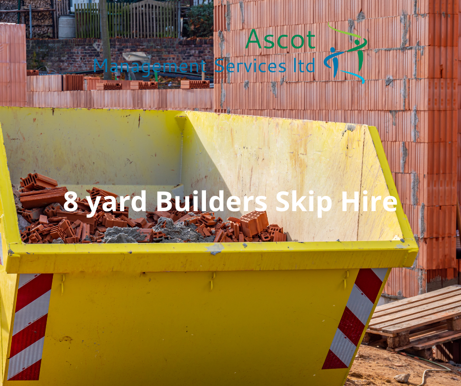 8-yard skip hire service in the Bearsden area of Glasgow